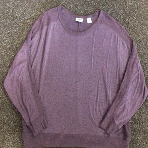 Purple long sleeve tee